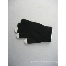 Doublure en polyester noir de 10g avec trois doigts - T3107